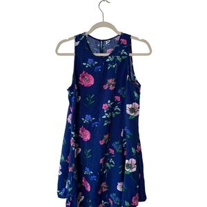 Old Navy Blue Floral Dress
